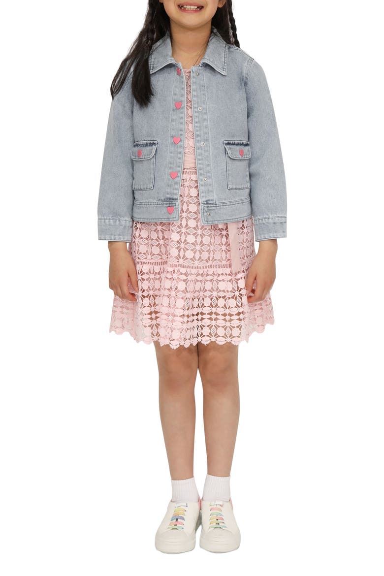 Sweet Like Me Denim Jacket, Main, color, Stonewash