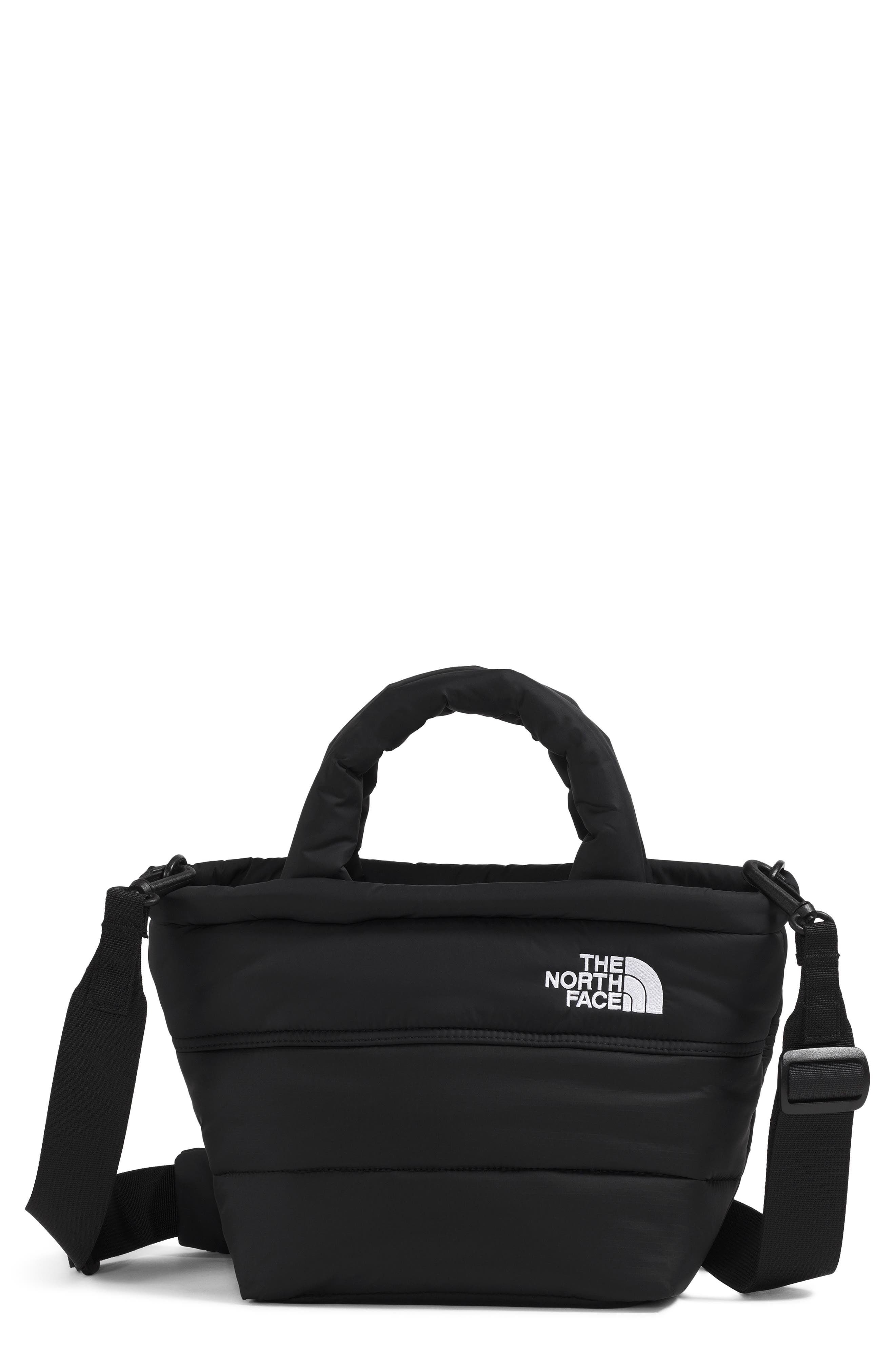 Mini Nuptse Bag, Main, color, TNF BLACK/ TNF WHITE