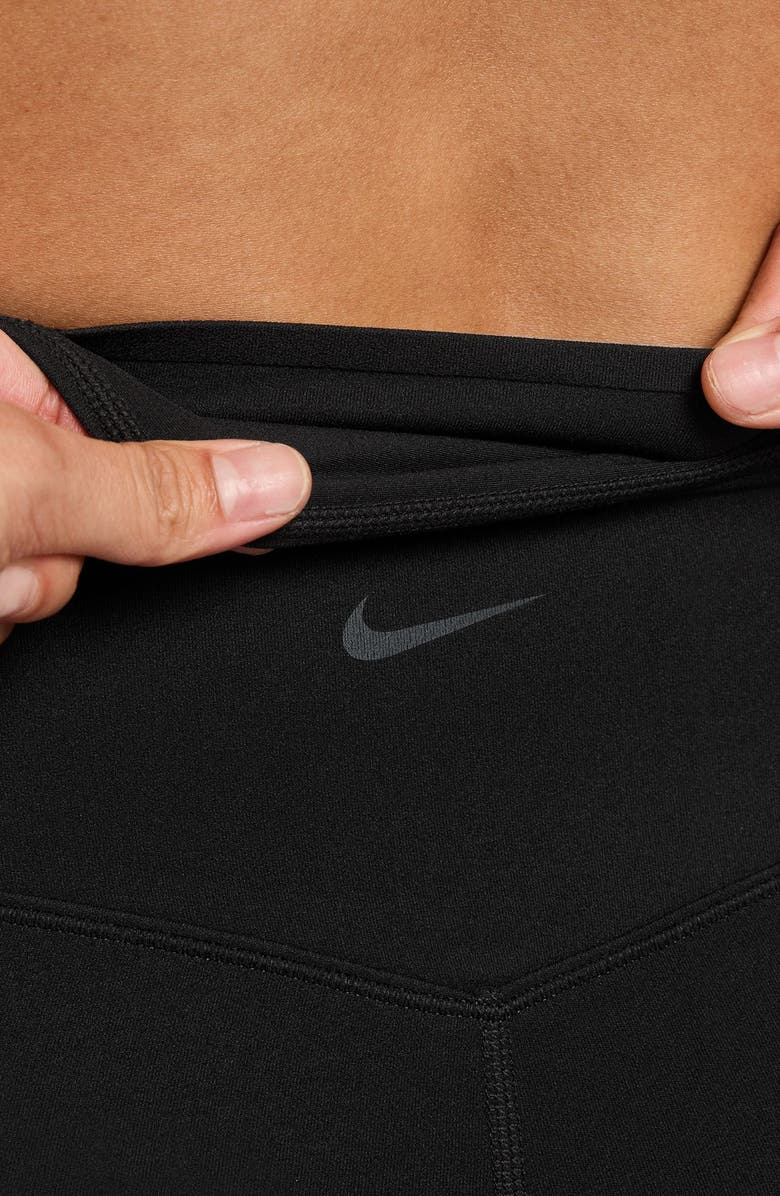 Nike Zenvy Dri-FIT Flare Leggings, Alternate, color, 010 Black/Col Gy