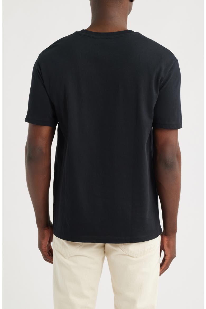 Relaxed Fit Cotton T-Shirt, Alternate, color, BLACK