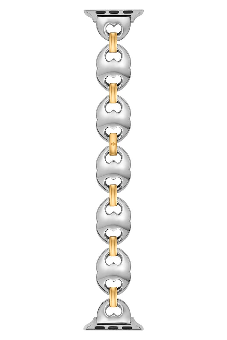 The Double T Link Two-Tone 18mm Apple Watch® Bracelet Watchband, Main, color, TWO TONE