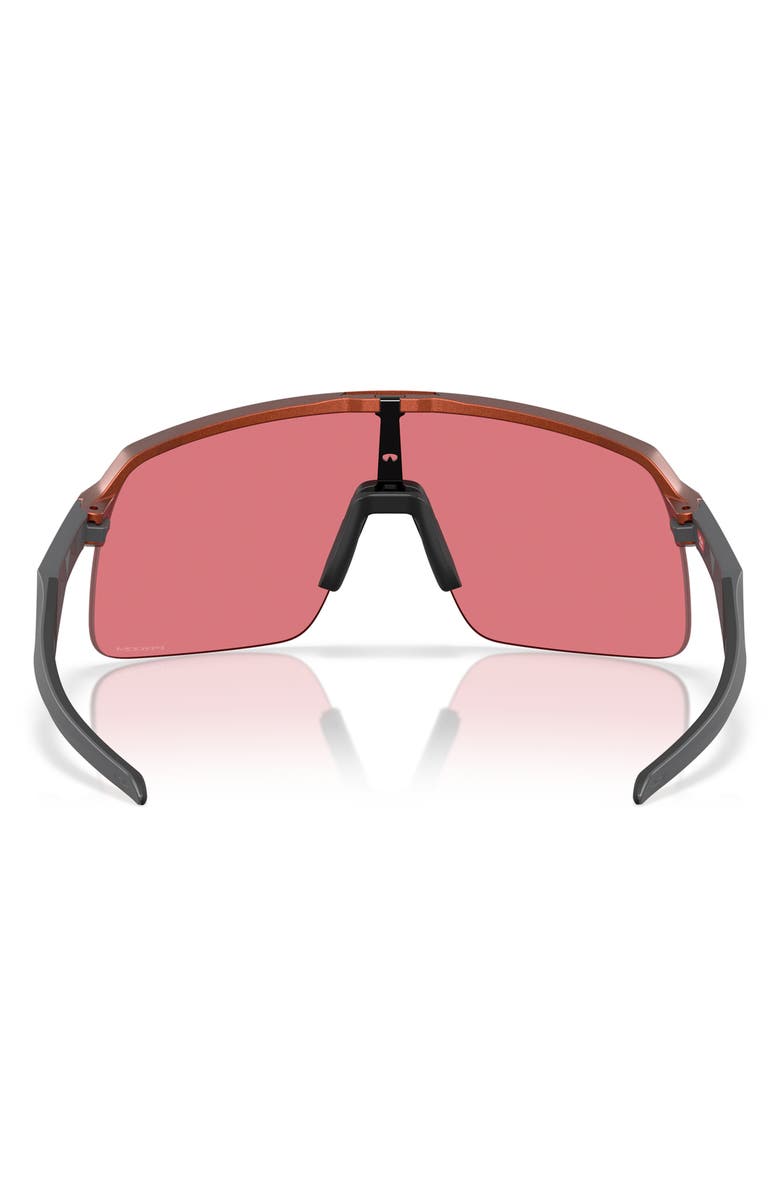 Oakley Sutro 39mm Polarized Rectangular Sunglasses, Alternate, color, Fire Orange