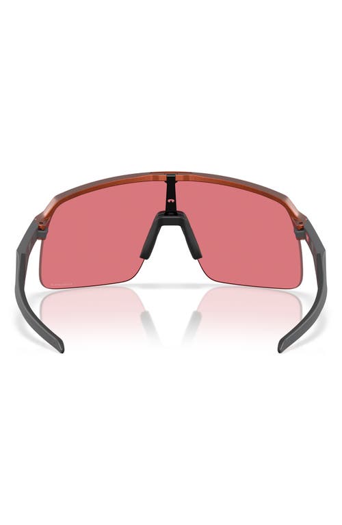 Oakley Sutro 39mm Polarized Rectangular Sunglasses In Fire Orange