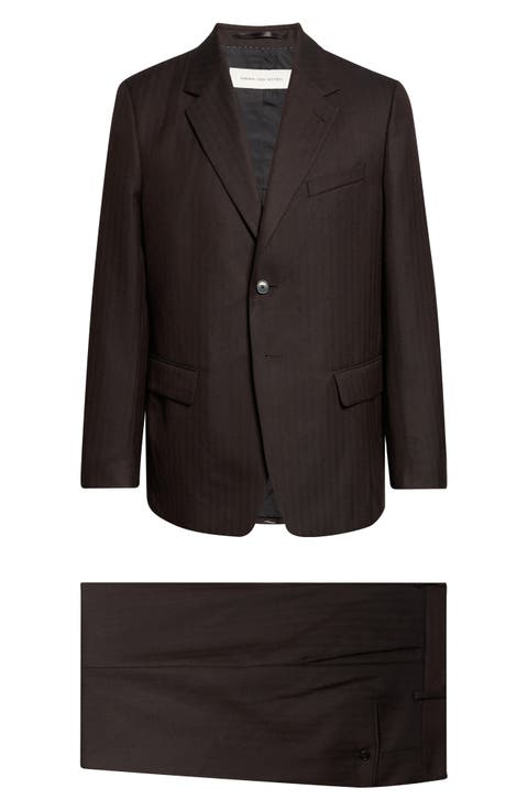 Kiel Tonal Stripe Wool Suit