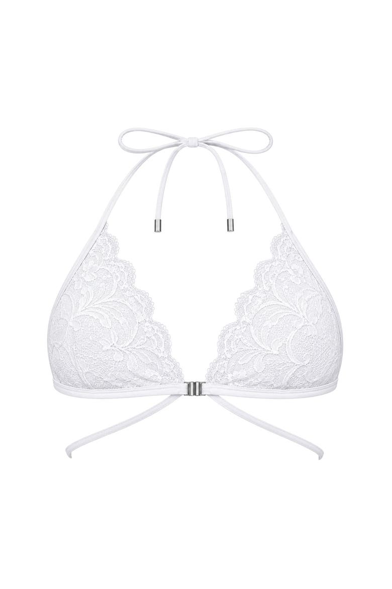 Lana Bikini Top, Main, color, White