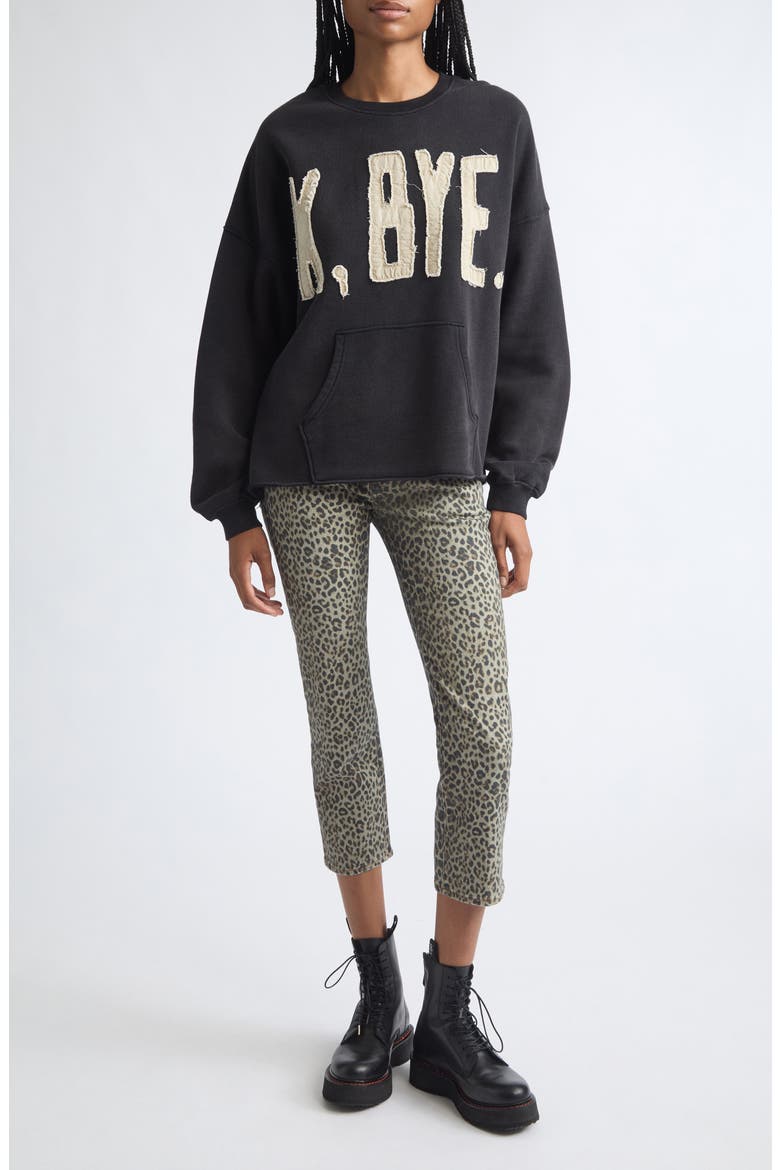Boy Straight Ankle Jeans, Alternate, color, CLASSIC CHEETAH BROWN