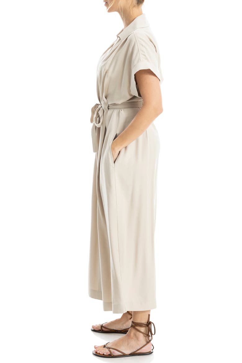 Rolled Sleeve Midi Shirtdress, Alternate, color, PUMICE-PUMICE
