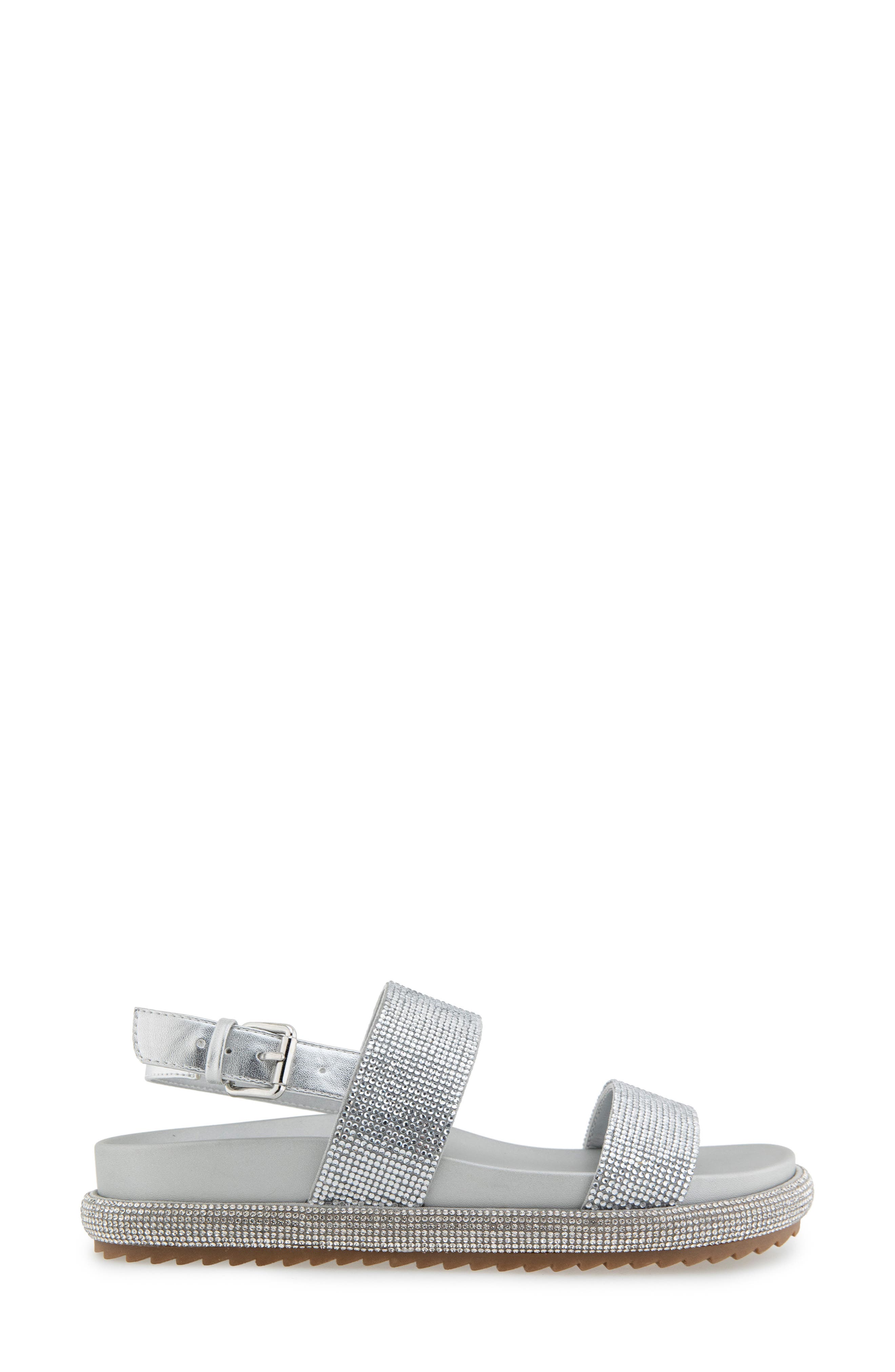 Darleen Sandal, Alternate, color, SILVER/ CRYSTAL