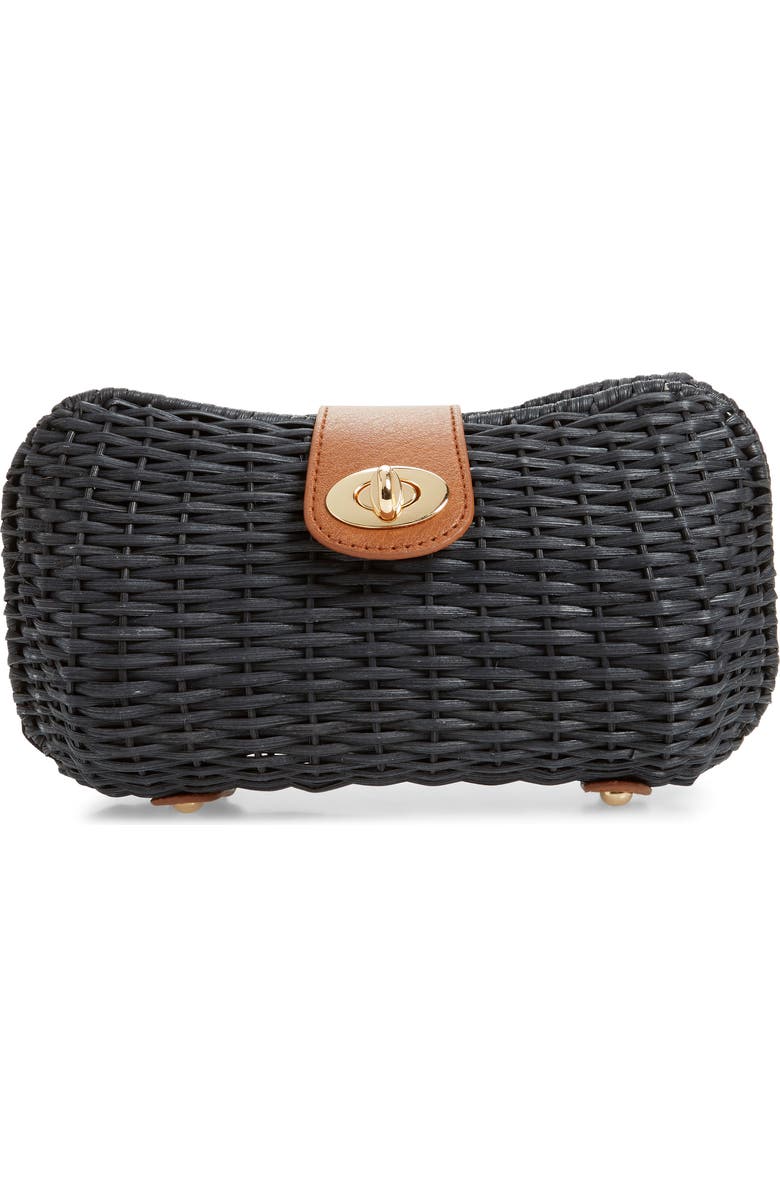 Nordstrom Wicker Clutch, Main, color,