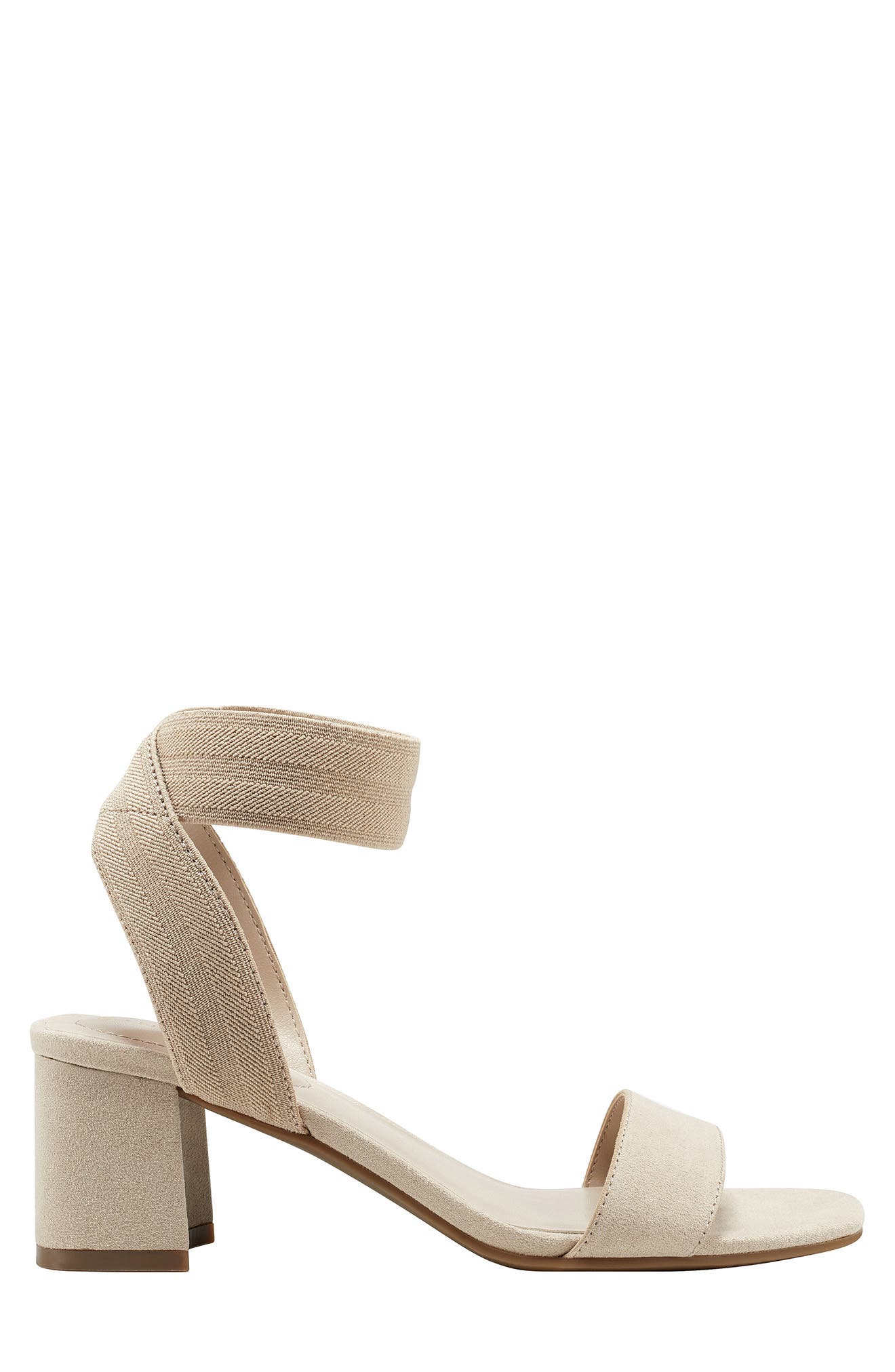 Kindlie Block Heel Ankle Strap Sandal, Alternate, color, SAND