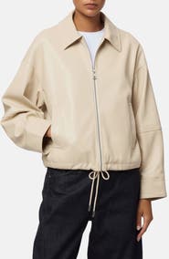 Apparis Ada Faux Leather Bomber Jacket
