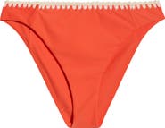 Ramy Brook Iliana Contrast Edge Bikini Bottoms