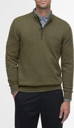 Barbour Avoch Mock Neck Cotton Half Zip Sweater