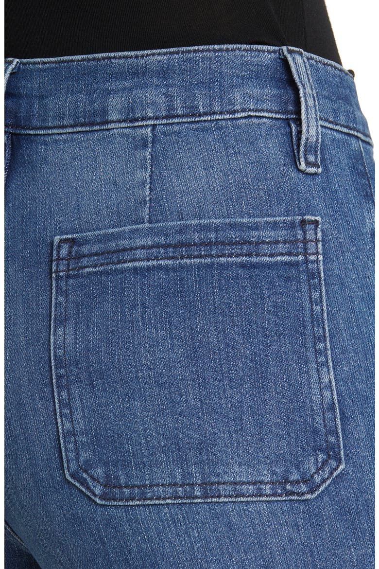 Wide Leg Stretch Denim Jeans, Alternate, color, TEMPLE CLEAN