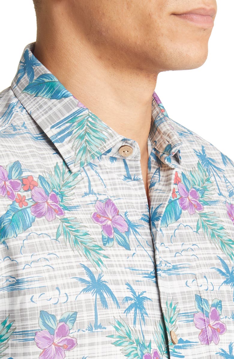 Tommy Bahama Coconut Point Balboa Island Short Sleeve Button-Up Shirt, Alternate, color,