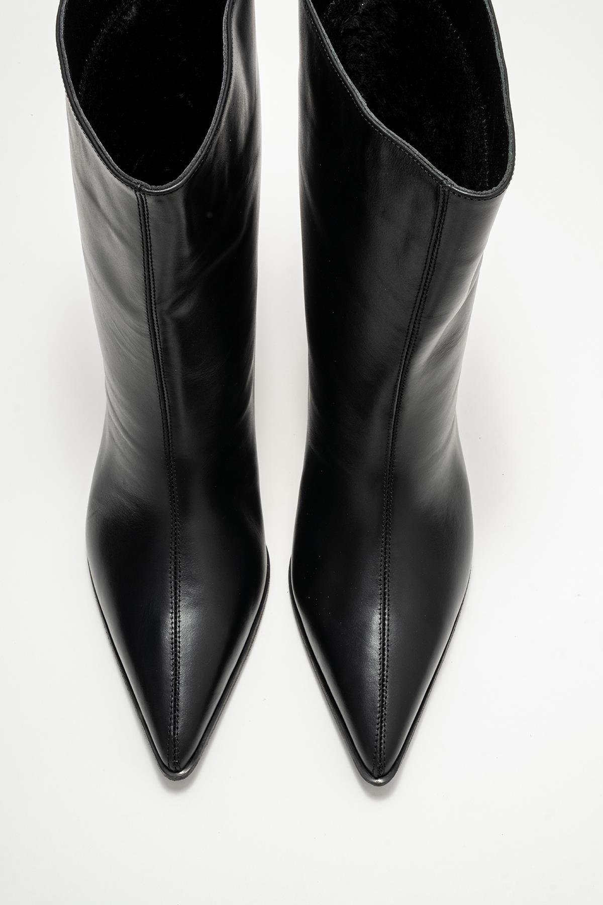 Forever & Always Shoes Aleo Leather Pointed Toe Boot, Alternate, color, Black Leather