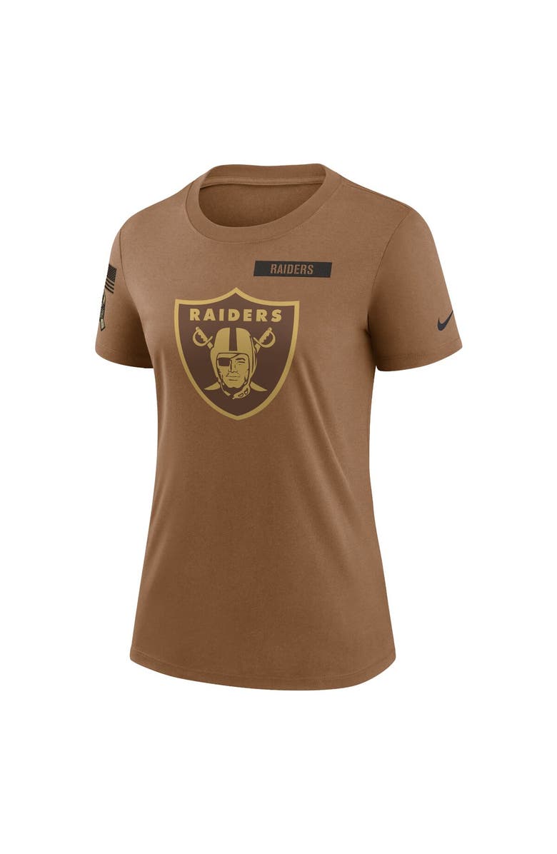 Nike Women's Nike  Brown Las Vegas Raiders 2023 Salute to Service Legend Performance T-Shirt, Alternate, color, 