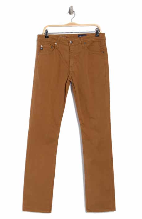 AG Everett Stretch Sateen Slim Straight Pants