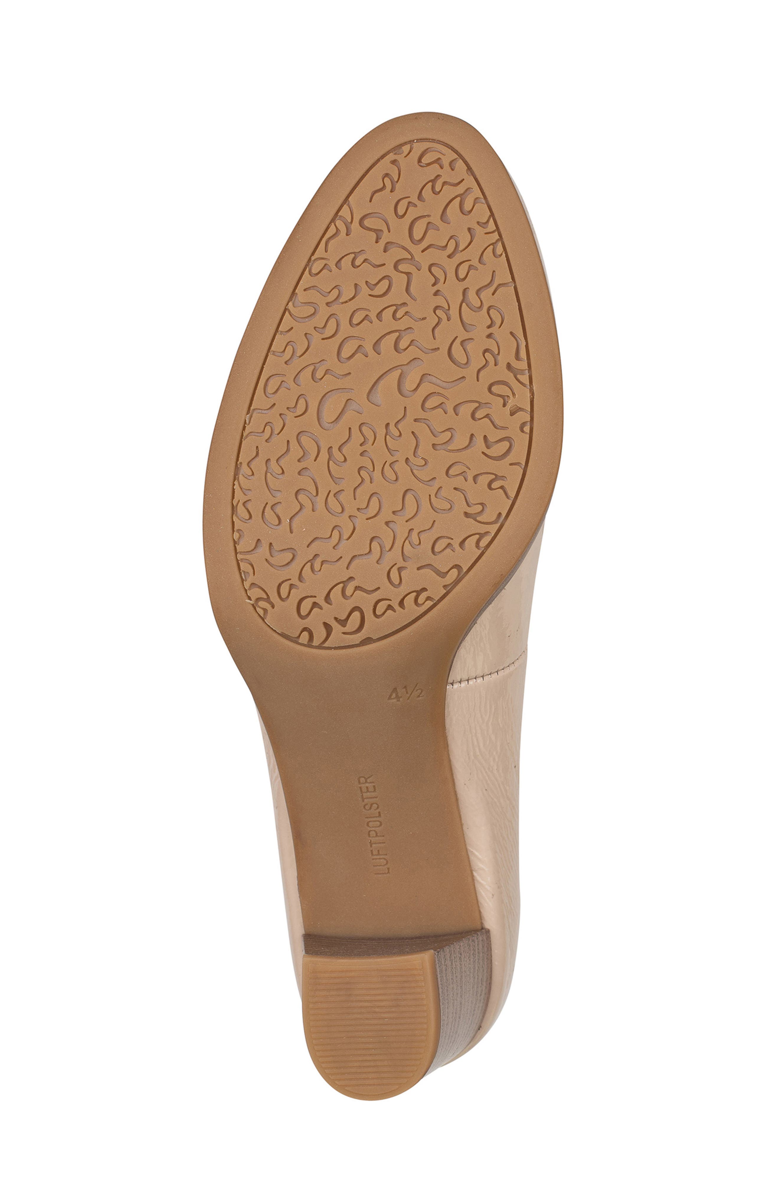 Odessa Pump, Alternate, color, BEIGE PATENT