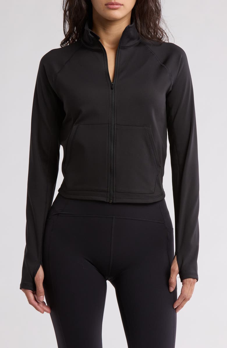 Z by Zella Fleece Lined Jacket, Main, color, 