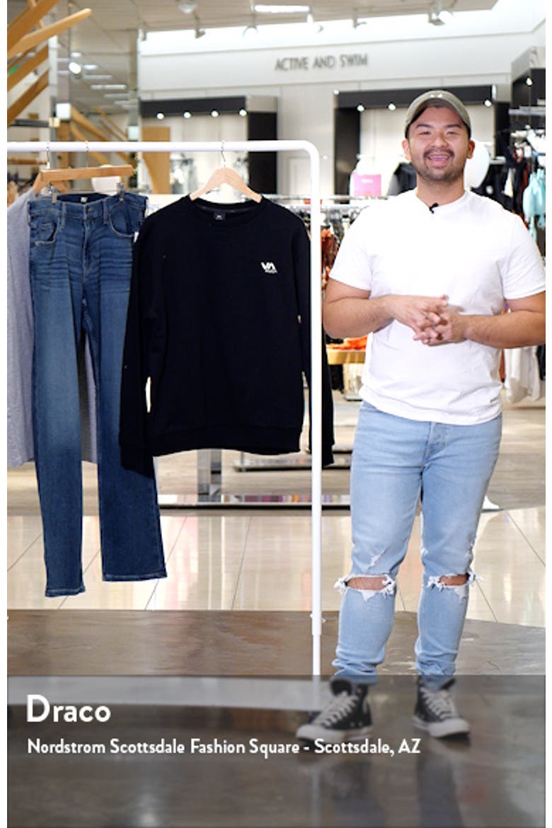 RVCA Essential Logo Embroidered Sweatshirt (Men) | Nordstromrack