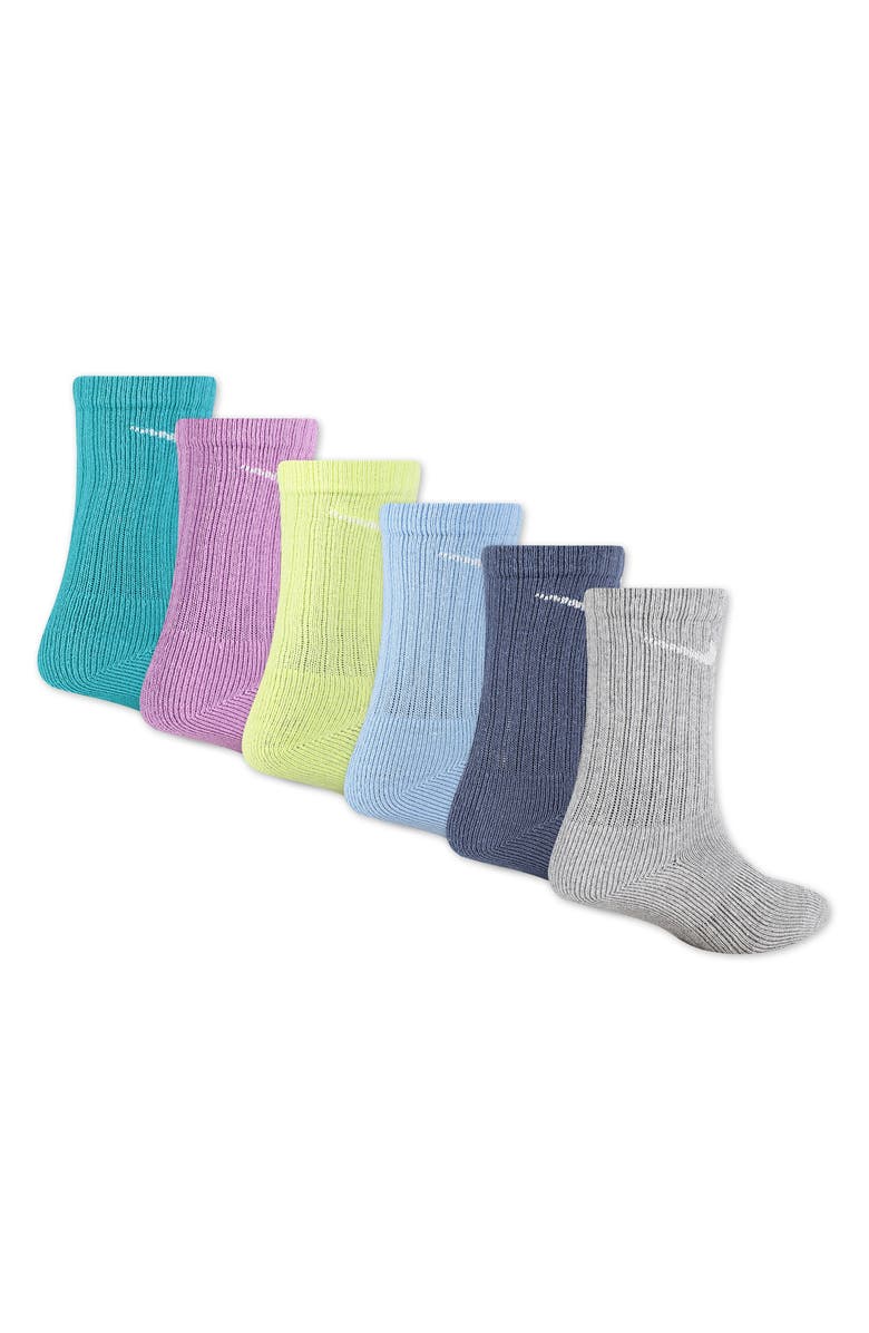 Nike Kids' Basic Swoosh Performance Crew Socks, Alternate, color, Dusty Cactus