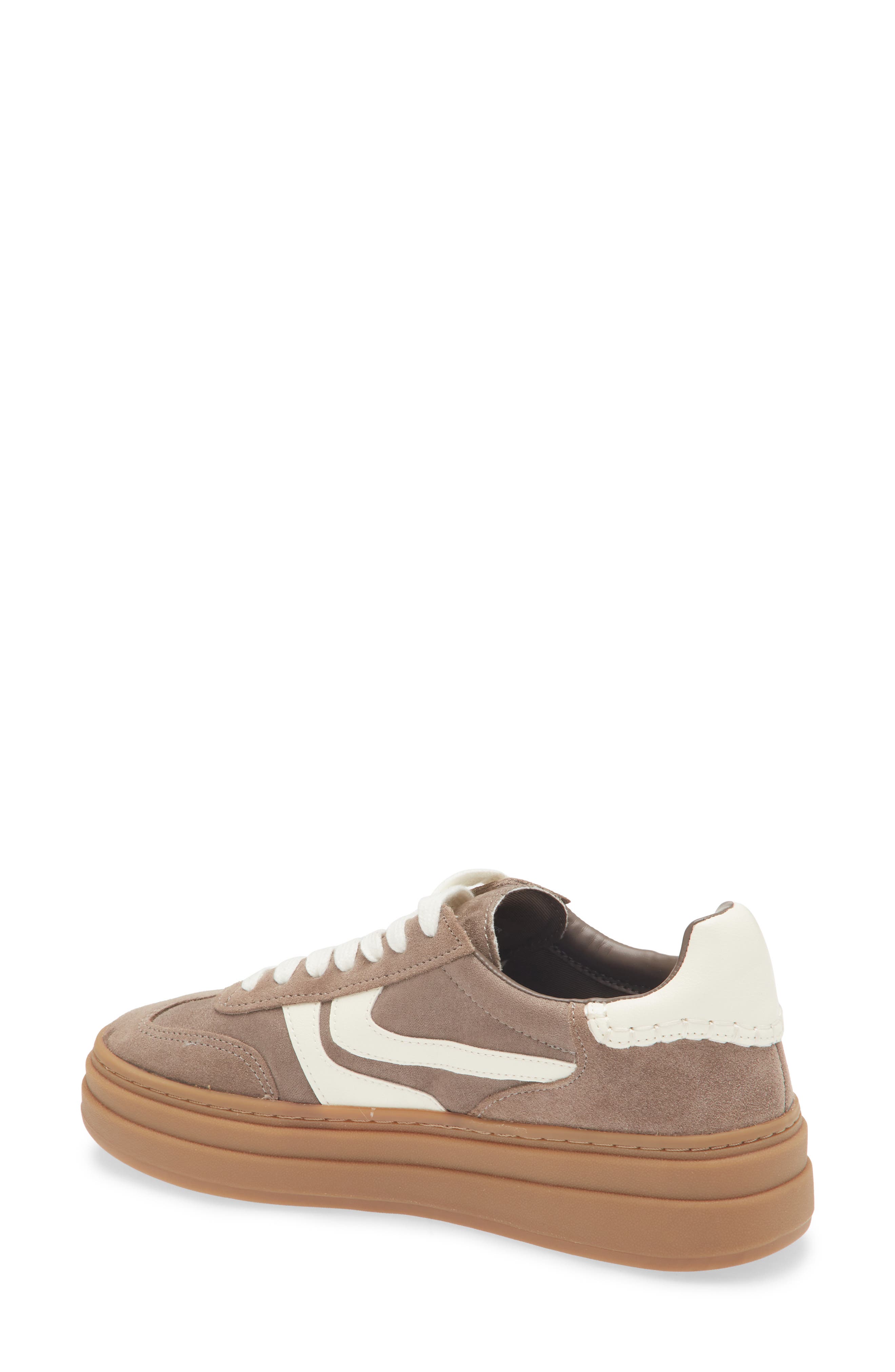 Steve Madden Dodge Platform Sneaker, Alternate, color, Taupe Suede