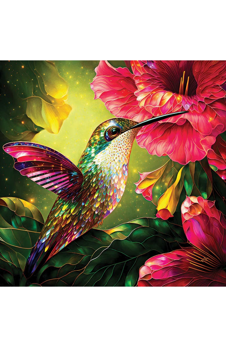 Sunsout Hummingbird and Hibiscus 1000 piece Jigsaw Puzzle for Adults, Alternate, color, Multicolor