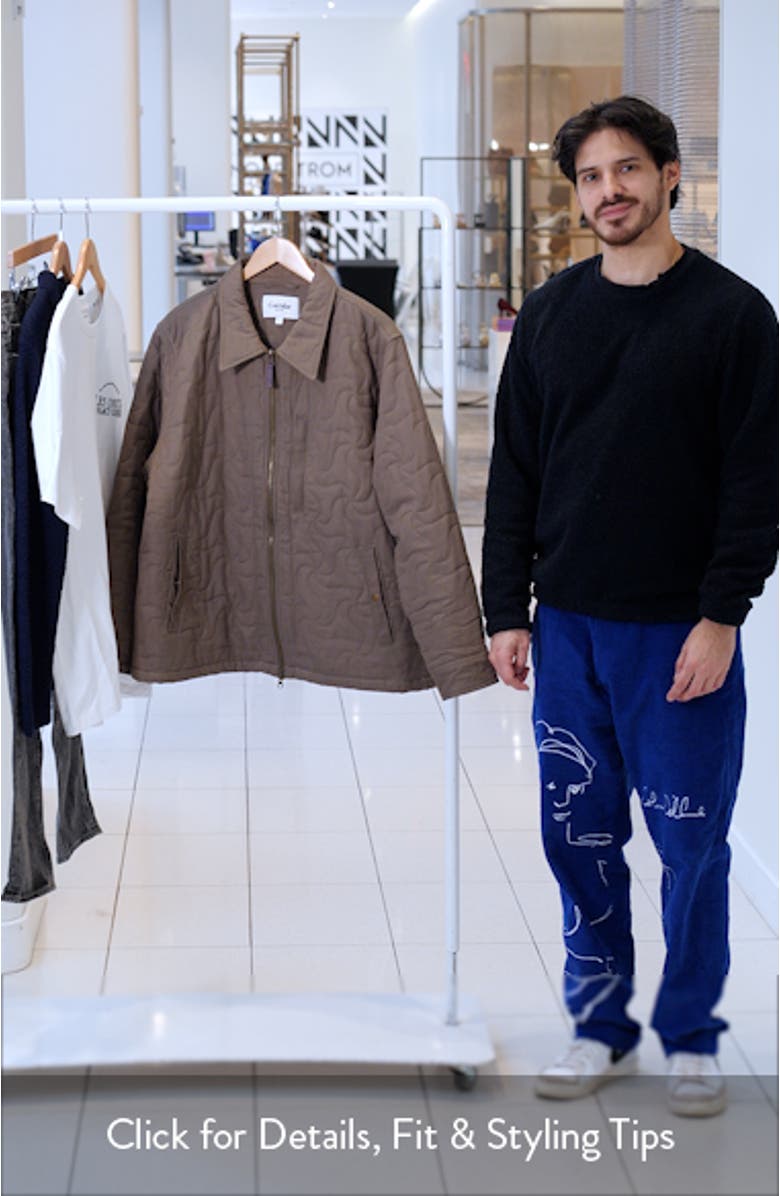 Water Repellent Quilted Cotton Jacket, sales video thumbnail