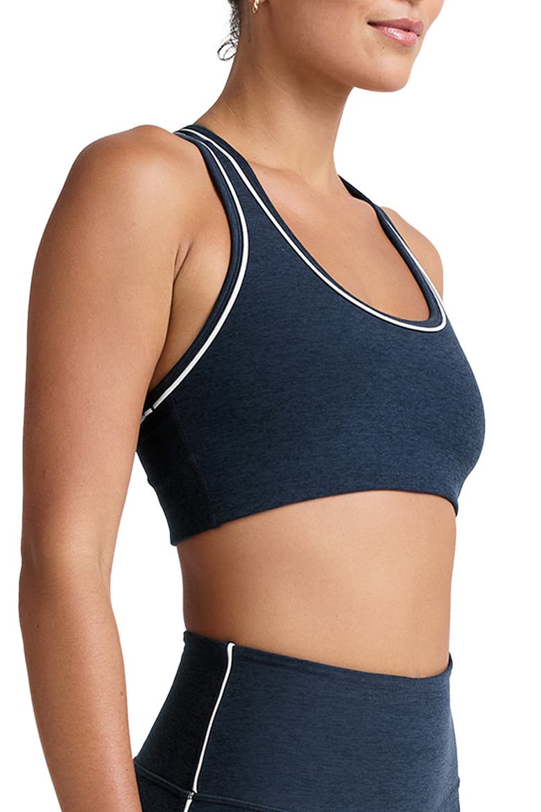 Space Dye Racerback Sports Bra, Alternate, color, NOCTURNAL NAVY