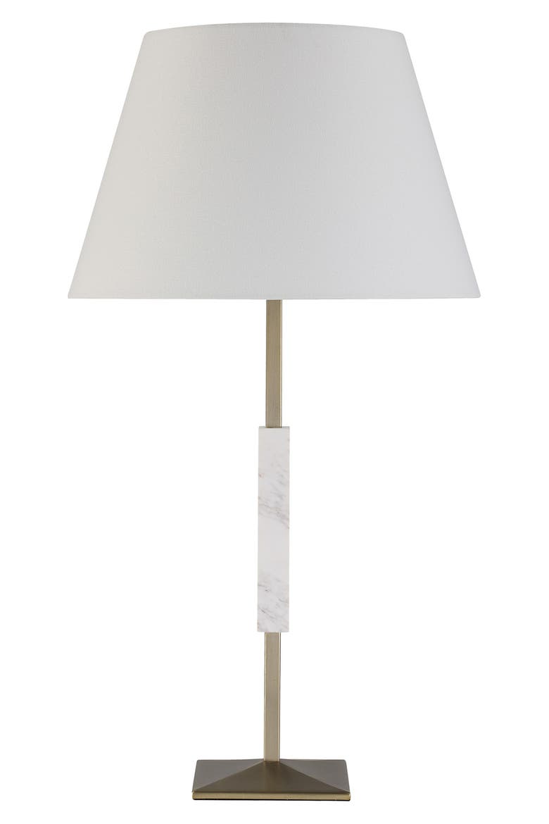 Ludovica Marble & Metal Table Lamp, Main, color, NO COLOR