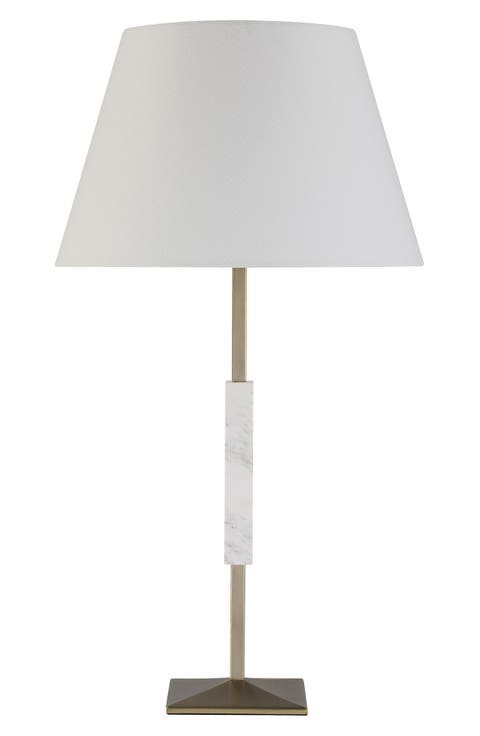 Ludovica Marble & Metal Table Lamp