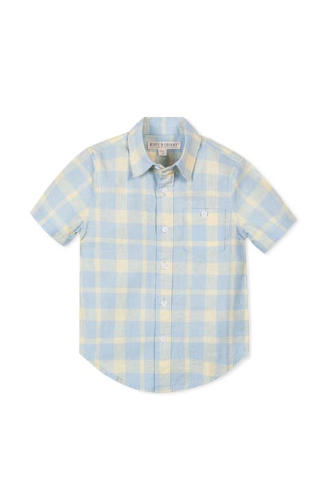 Kids' Linen Short Sleeve Shirt (Little Kid and Big Kid)