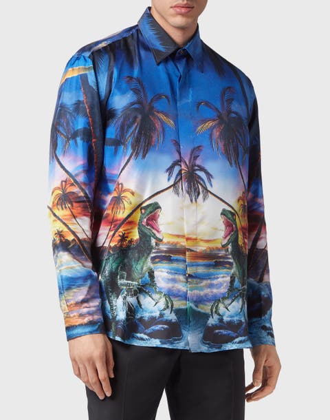 Silk Dandy Shirt Hawaii Men