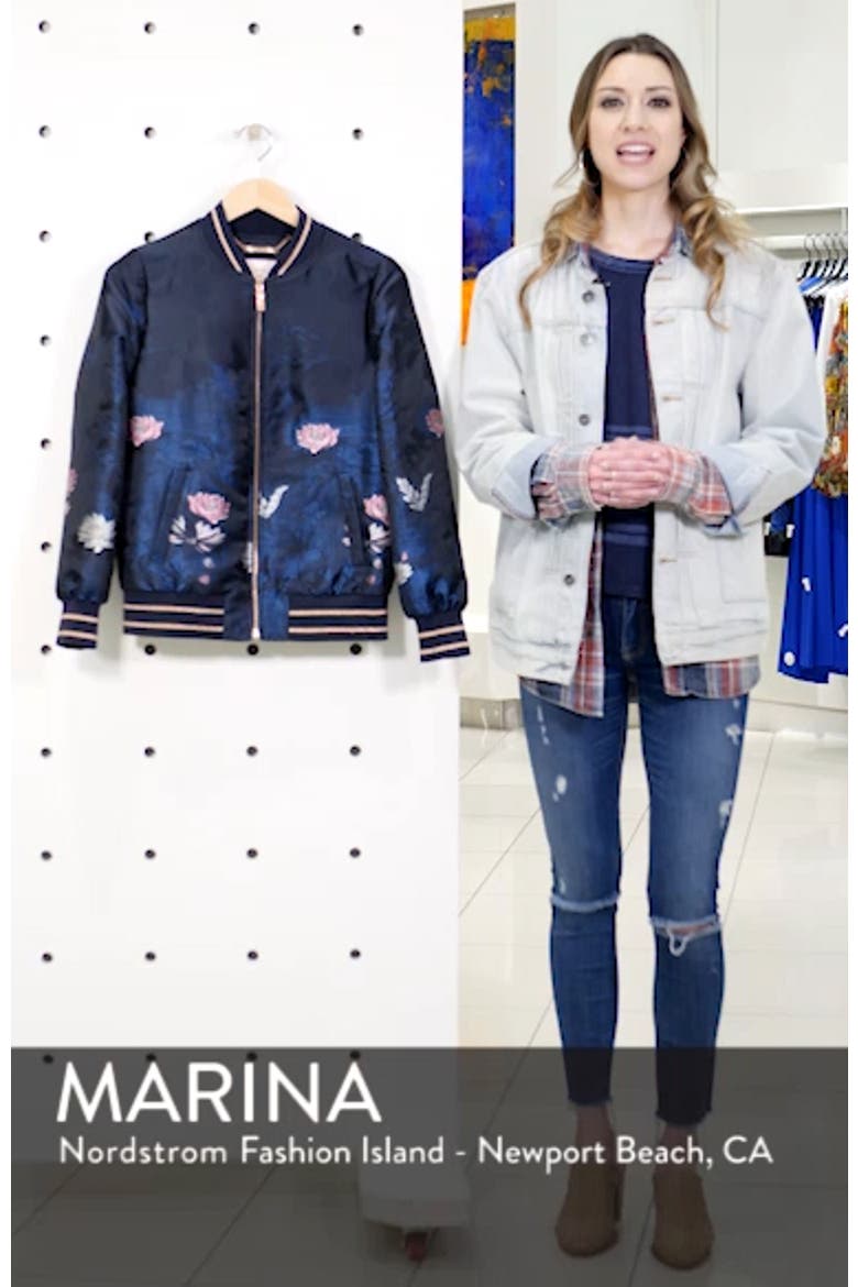 Hayzl Wonderland Jacquard Bomber Jacket video