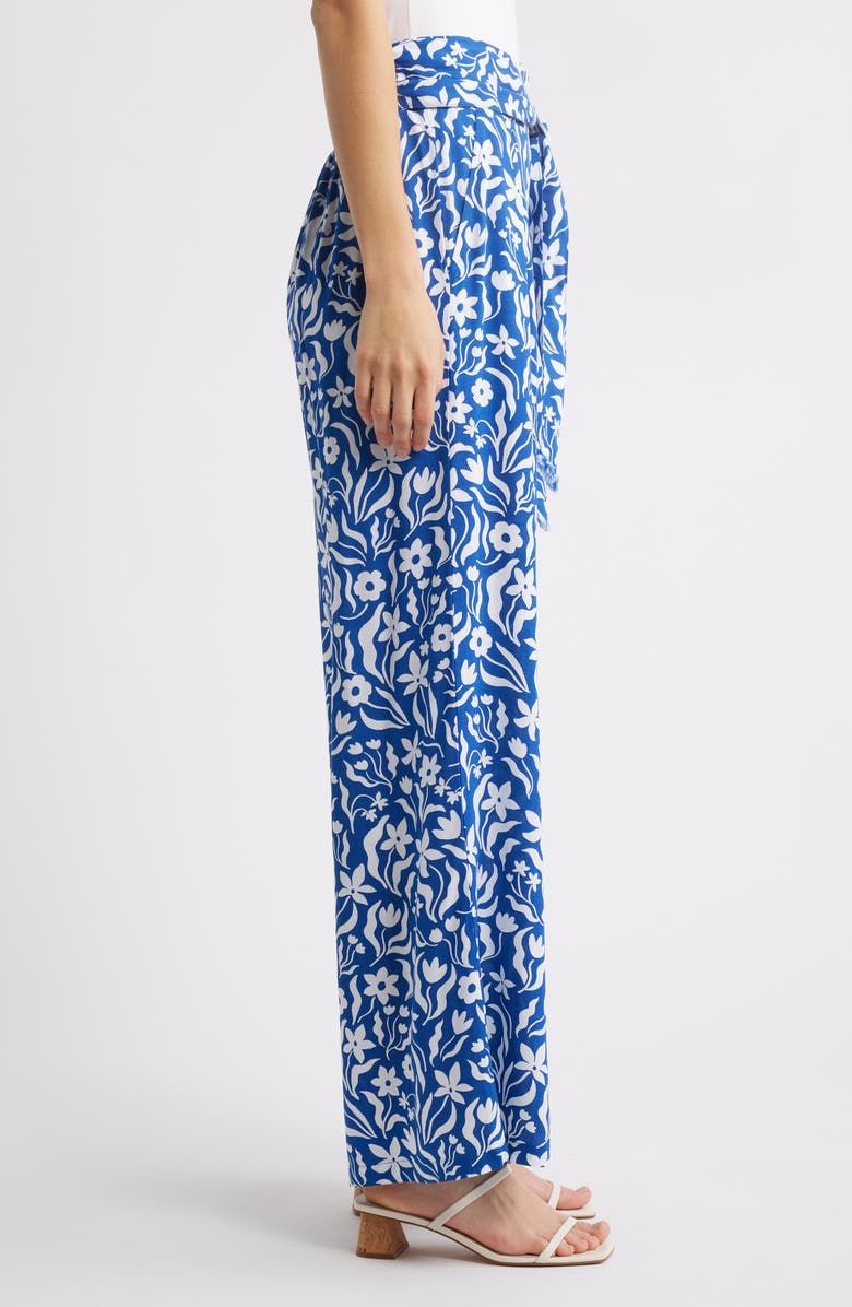 Hatley Wavy Flowers Wide Leg Pants, Alternate, color, 