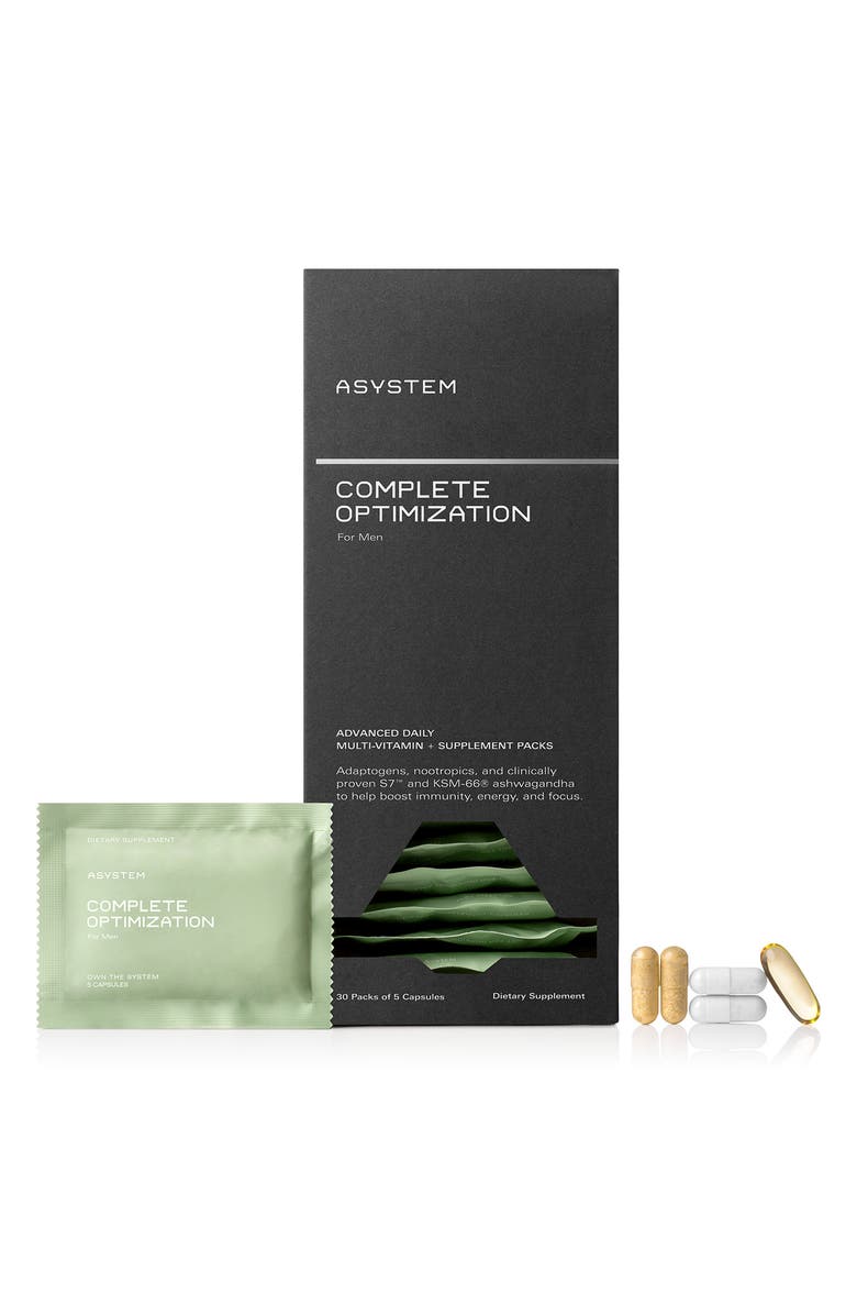 ASYSTEM Complete Optimization Supplements for Men, Main, color, 