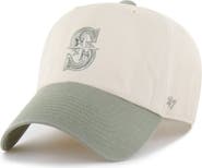 '47 Men's '47  Natural/Olive Seattle Mariners Two-Tone Fashion Clean Up Adjustable Hat