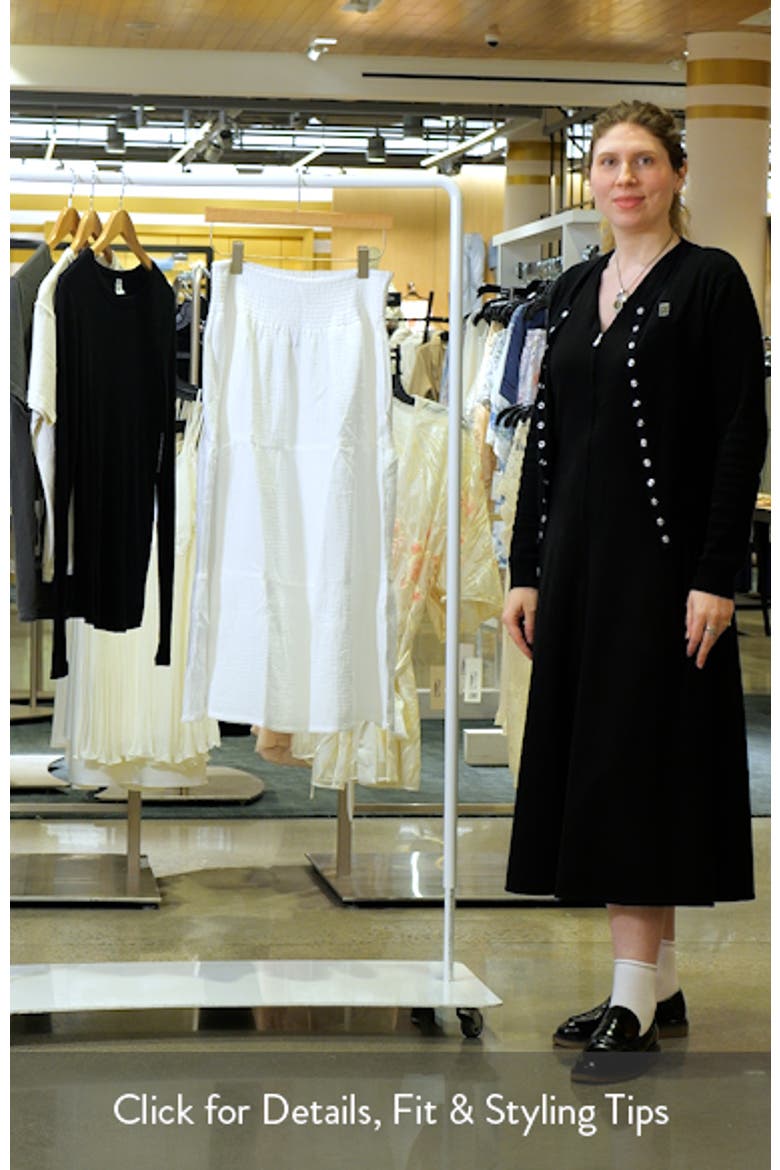 Corinne Double Cloth Cotton Maxi Skirt video