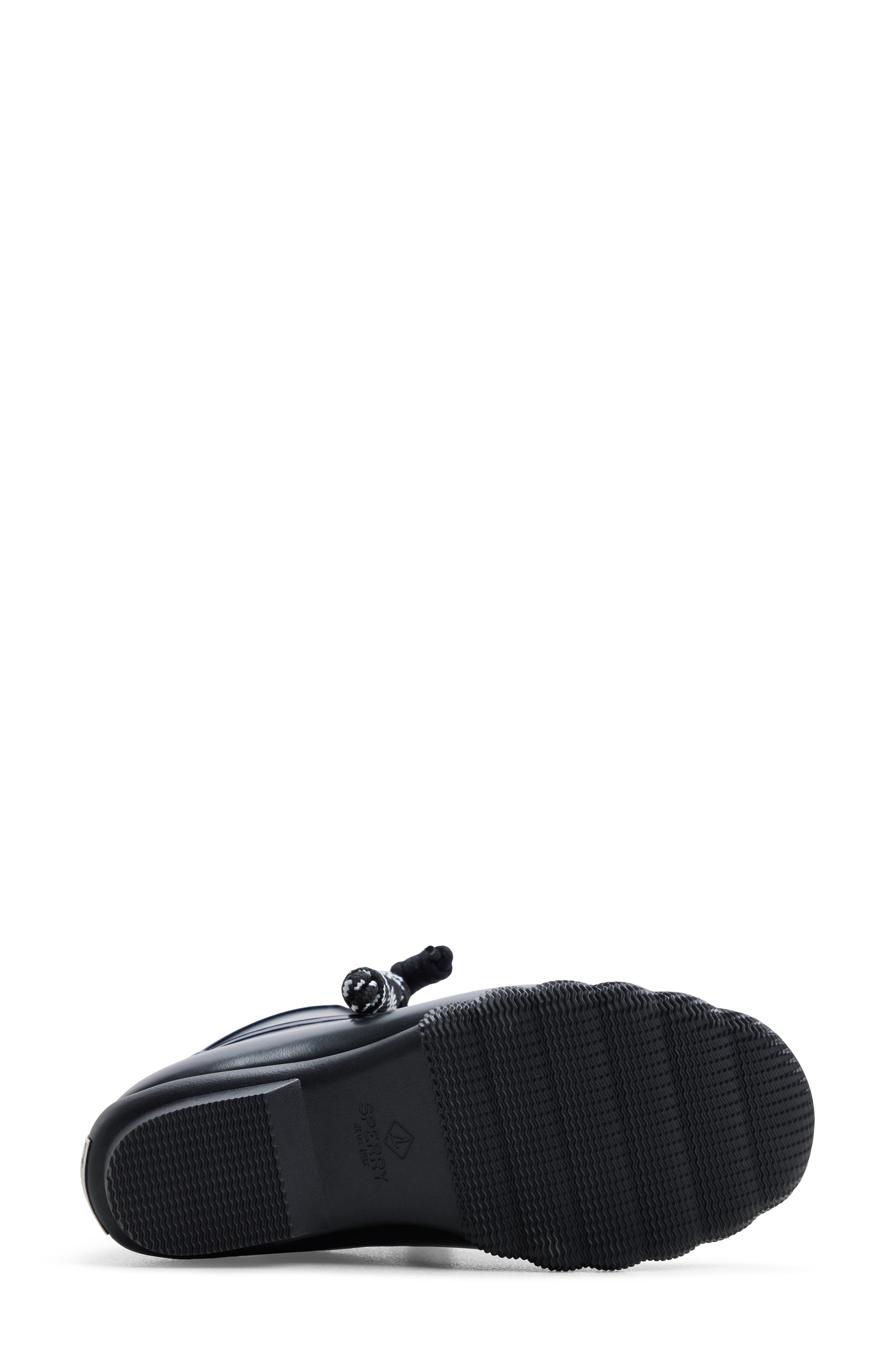 Saltwater Waterproof Rain Boot, Alternate, color, BLACK