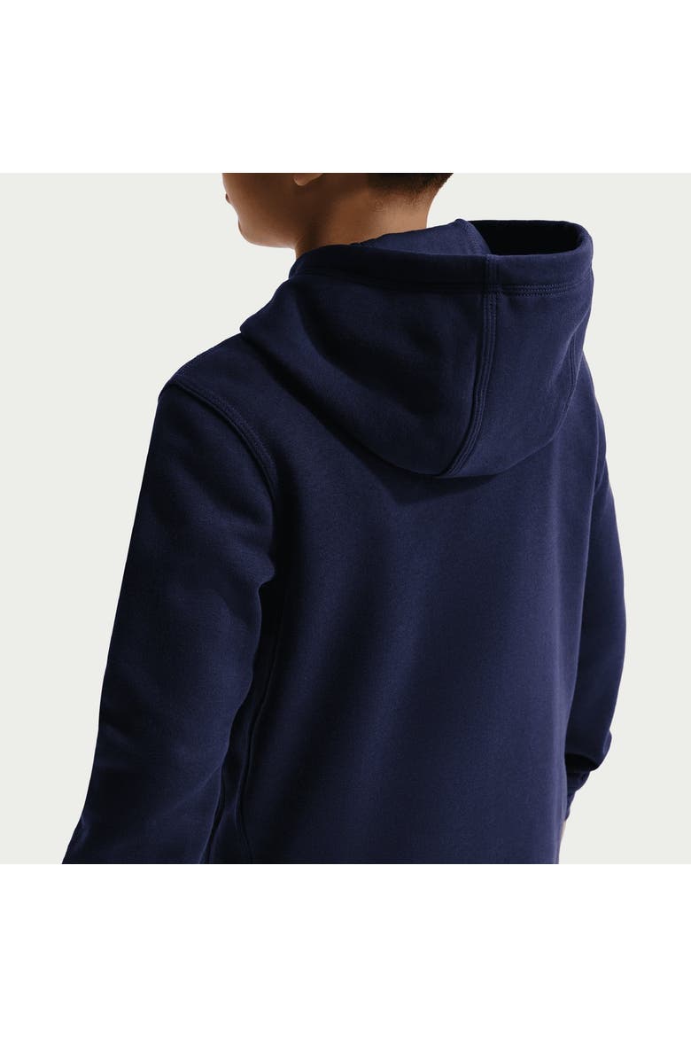 Youth Nike Navy Barcelona Club Hoodie, Alternate, color, Navy