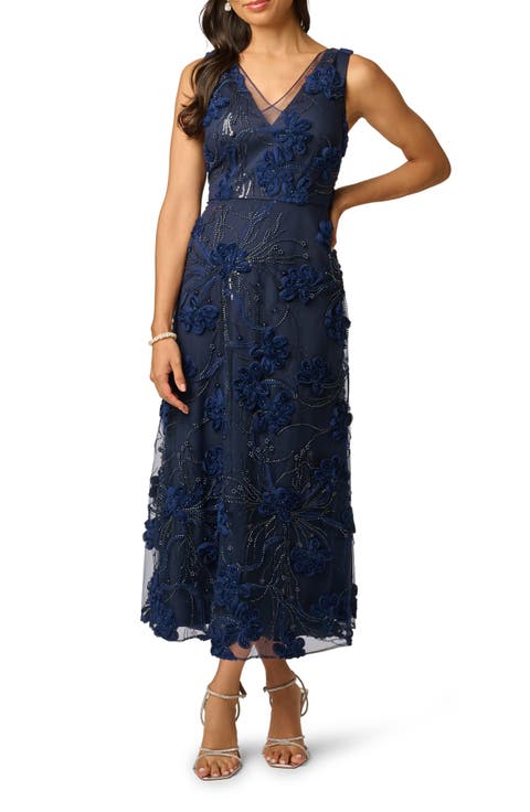 Soutache Sleeveless Gown