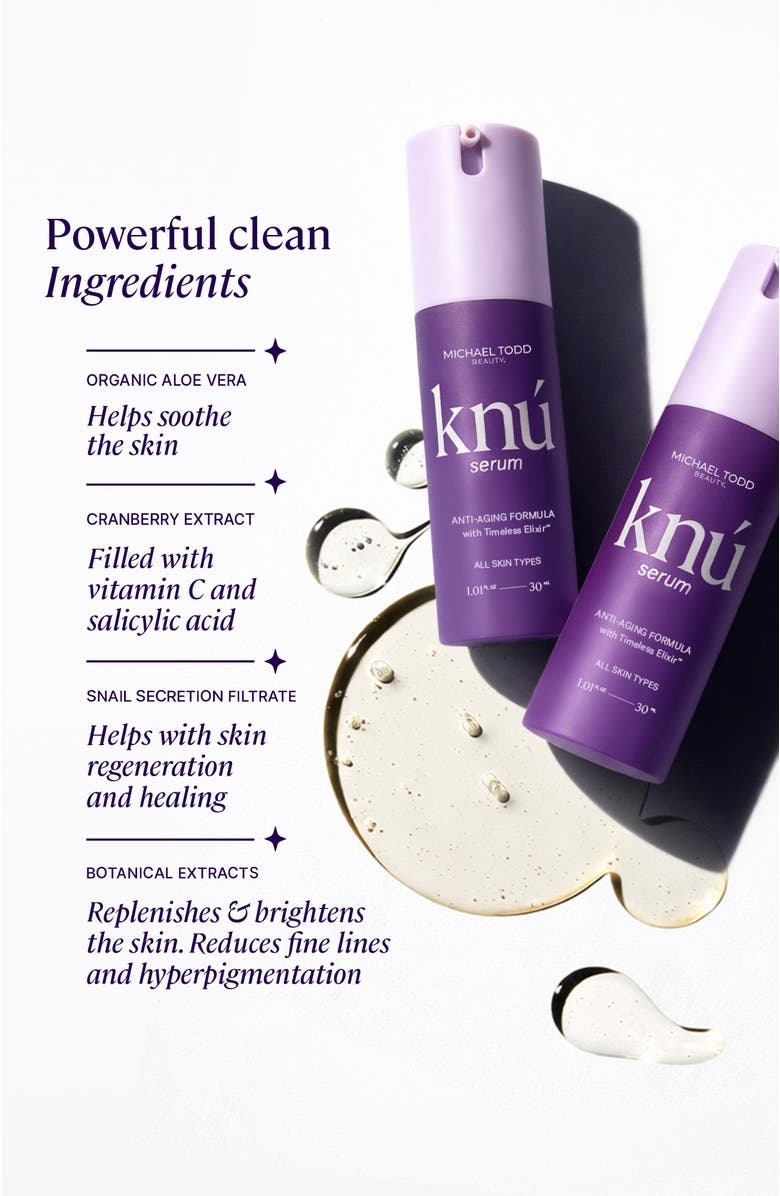 MICHAEL TODD BEAUTY KNU Anti-aging Serum, Alternate, color, Shade Between Blue And Red.
