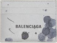Balenciaga Cash Leather Card Holder