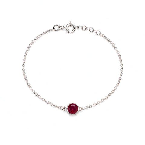 Single Birthstone Bracelet