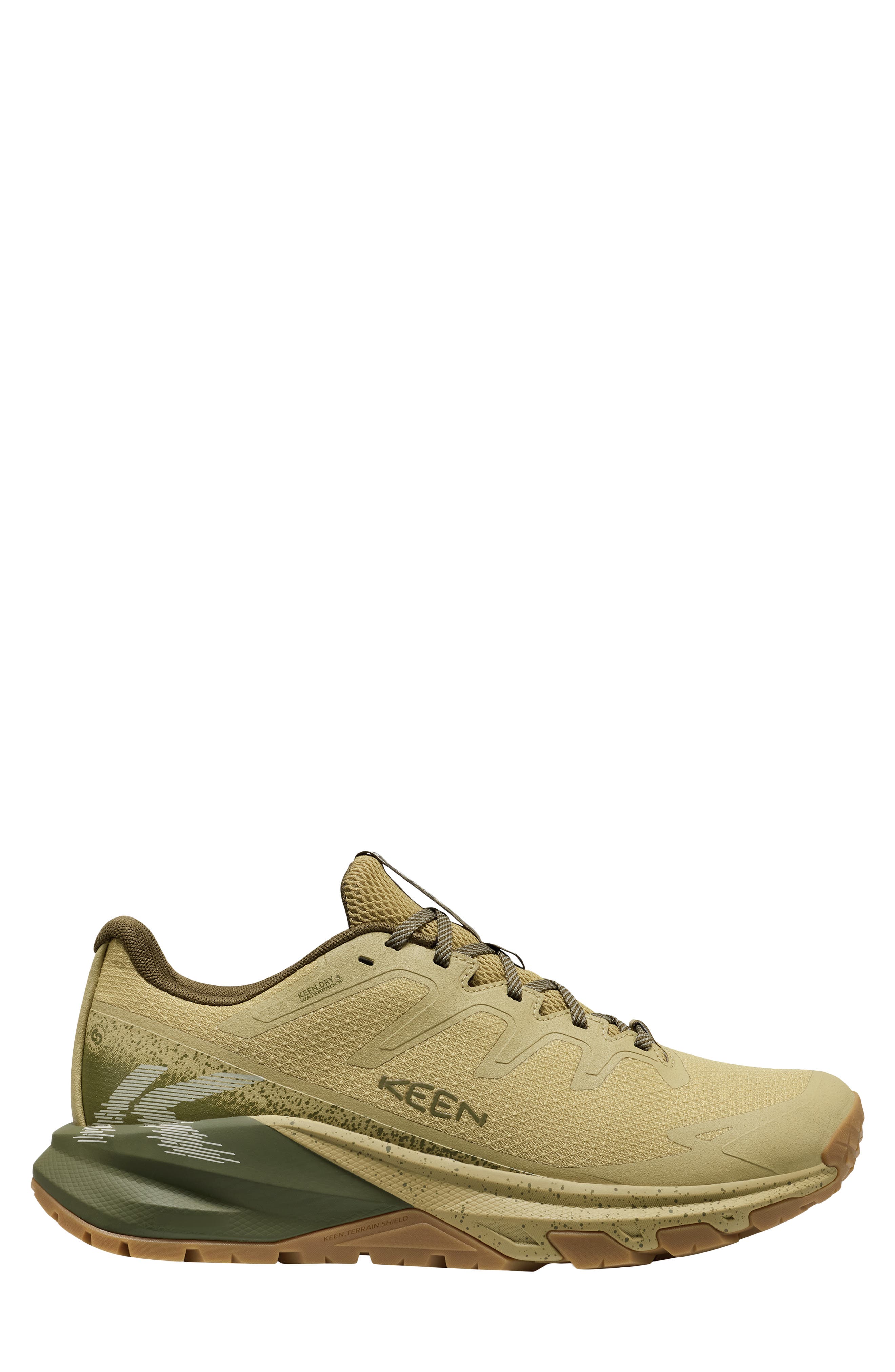 Targhee Apex Waterproof Hiking Sneaker, Alternate, color, DARK OLIVE/ KHAKI