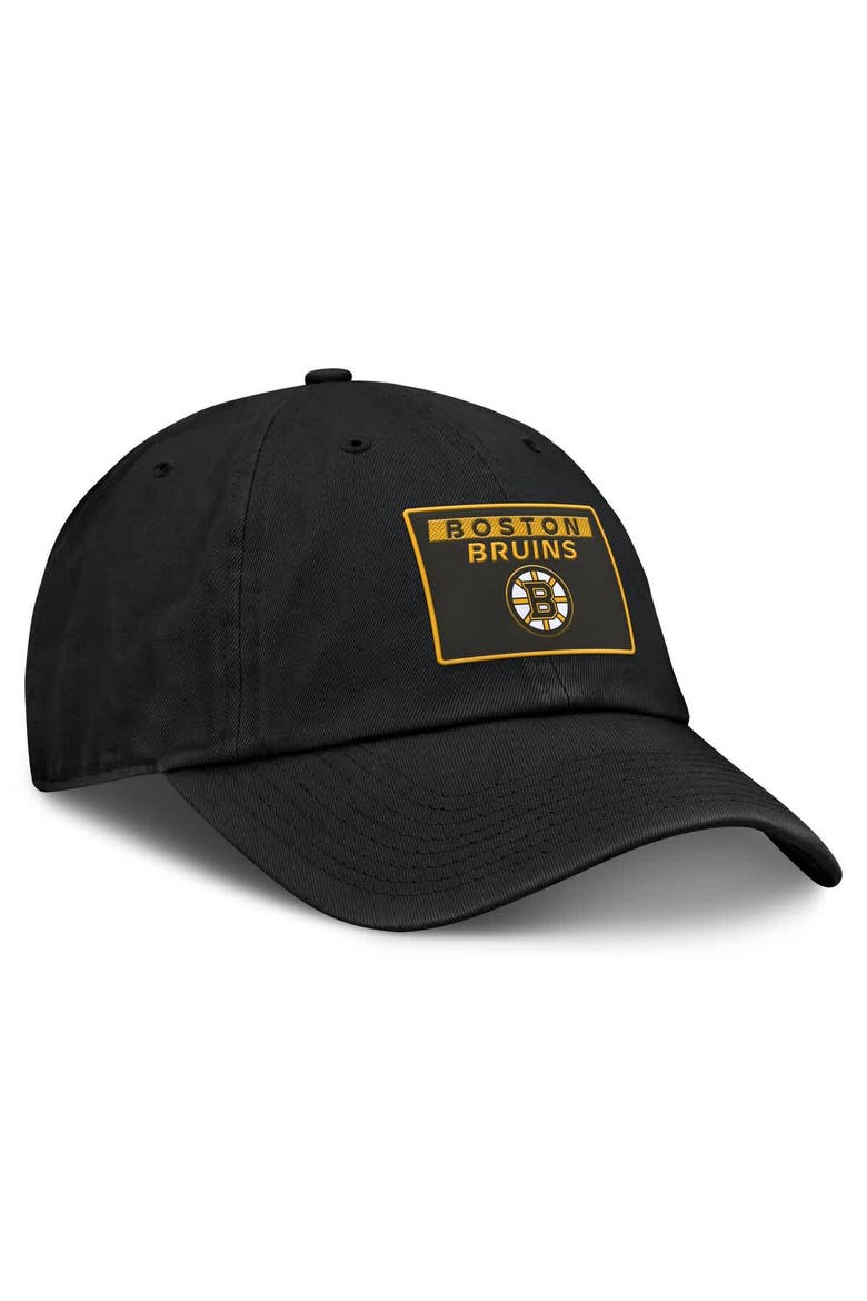 Women's Fanatics Black Boston Bruins Authentic Pro Rink Adjustable Hat, Alternate, color, Black