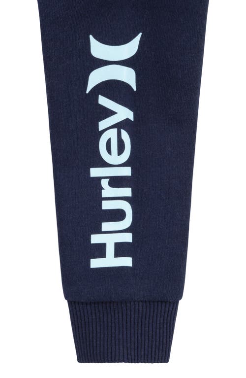 Hurley Plush Faux Fur Hooded Coverall In Blue