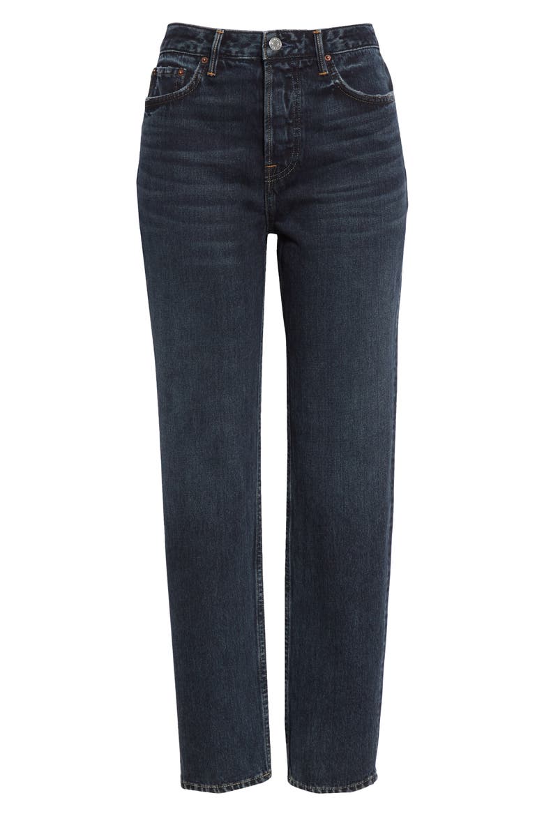 Devon High Rise Relaxed Fit Jeans, Alternate, color, INTO THE ABYSS