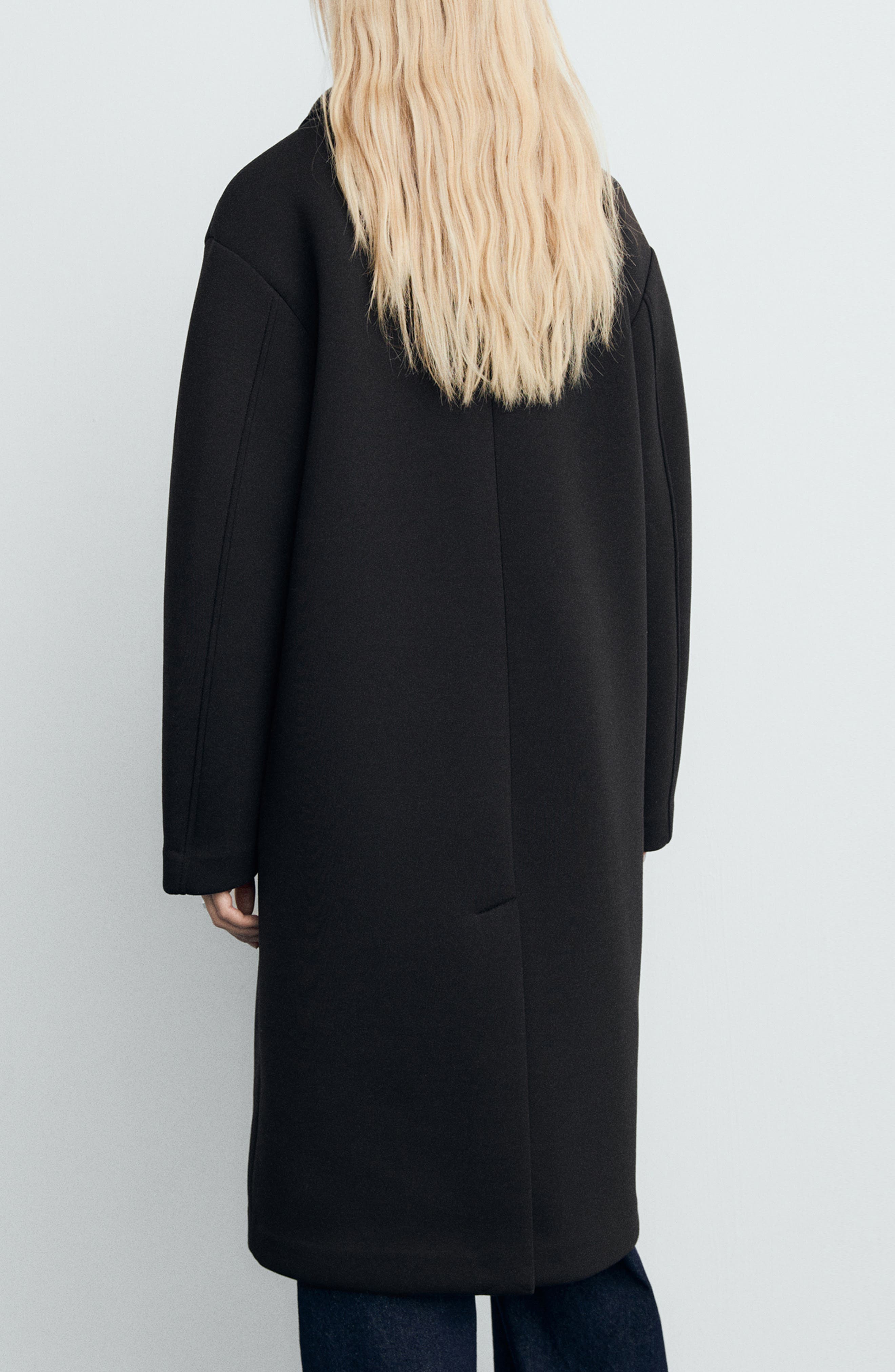 Trench Coat with Bib - image 2